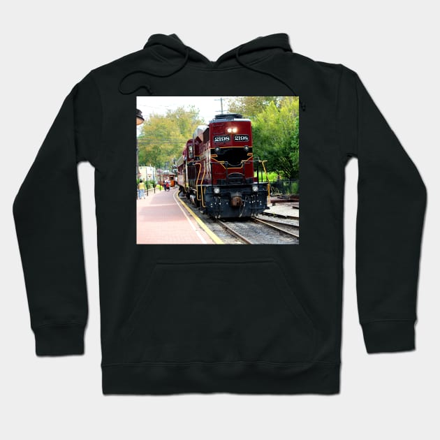 Old Fashioned Railroad Hoodie by croper